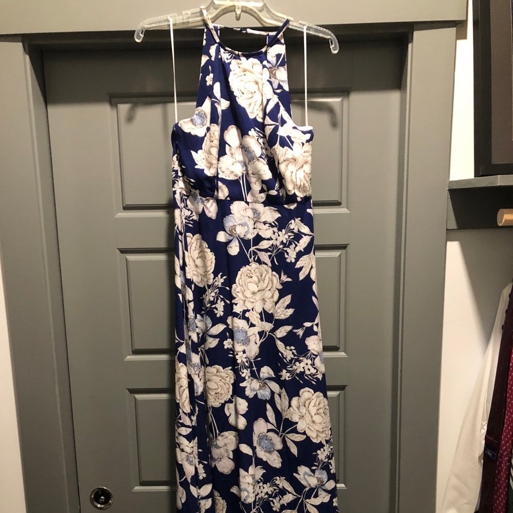 Tropical silk dress